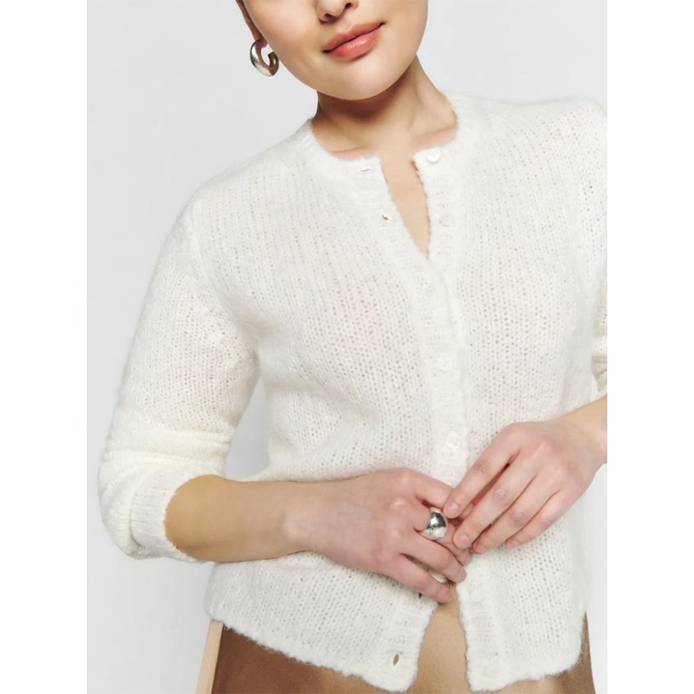Reformation | Clara Crew Cardigan